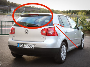 Stopa trece svijetlo Volkswagen Golf 5 (fotografija 3)