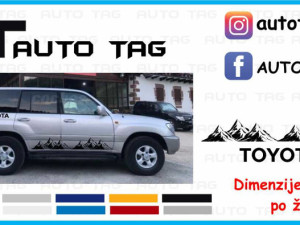 Stikeri i auto naljepnice / naljepnica za dzip TOYOTU