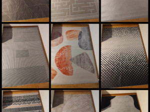 Tepisi sa gumiranom podlogom tepih cilim