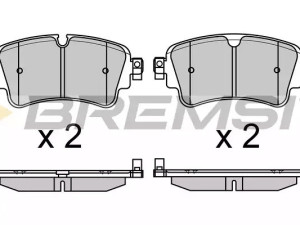 Zadnje disk plocice A4 B9 A5 F53 Q5 Q7 2015- 2.0 3.0 TDI