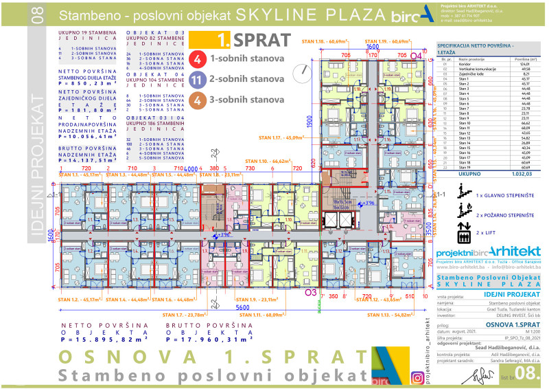 Tuzla, Irac stanovi od 22 do 90m2 5