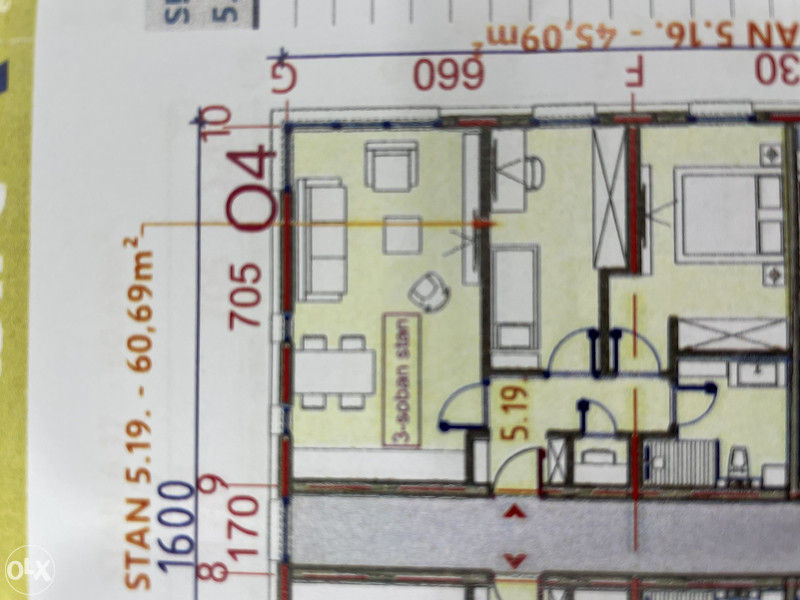 Deling INVEST Skyline Plaza 45m2 Stan Novogradnja 4