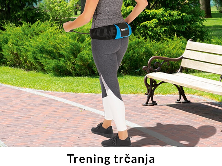 Pojas za fitnes trening trčanje TONE FIT