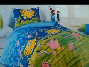 Spužva Bob dječija posteljina (100% PAMUK)