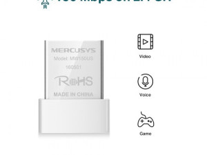 Mercusys MW150US N150 Wireless Nano USB Adapter