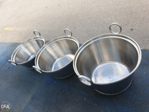 Inox oranija DUPLO DNO kazan za mast pekmez