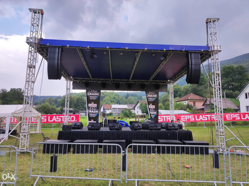 Bina, rasvjeta, razglas, LED ekran