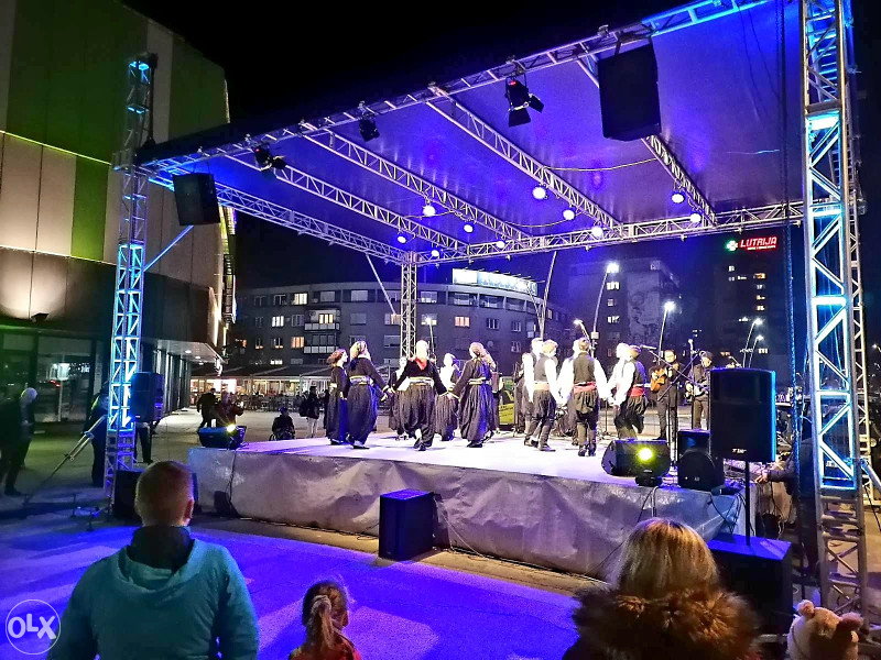 Bina, rasvjeta, razglas, LED ekran