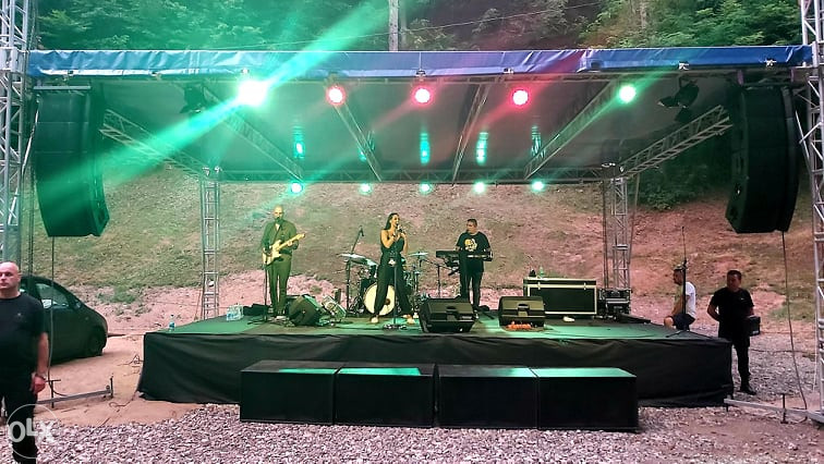 Bina, rasvjeta, razglas, LED ekran