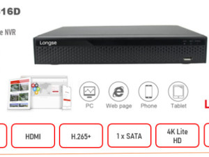 IP SNIMAČ 16CH H.265/H.264 4K LITE NVR3616D