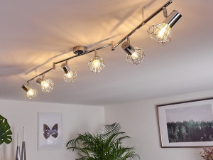 LUSTER SPOT XARA GLOBO SREBRNI METAL 54802-6
