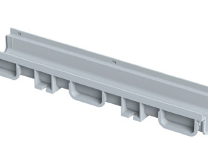 PVC VANJSKA KANALICA ODVODNA SA RESETKOM 100X500X55