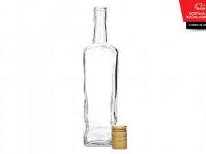 Staklena boca Whiskey 500/700 ml  + čep