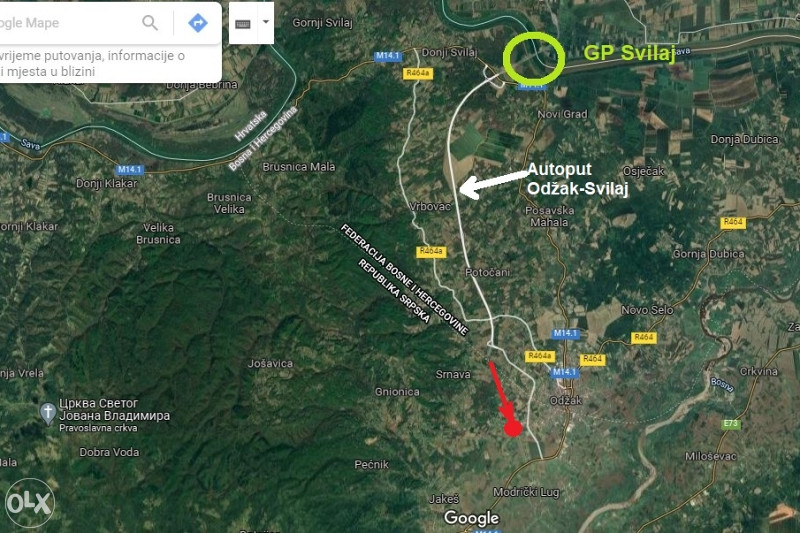 Zemljište, plac, parcela, Posavina, Odžak, Modriča, Srnava, Jakeš 6
