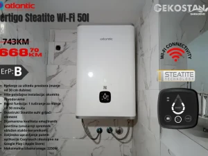 AKCIJA! Atlantic bojler VERTIGO STEATITE WIFI 50l /UGRADNJA U KS/