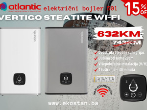 Atlantic bojler VERTIGO STEATITE WIFI 50l /AKCIJA/UGRADNJA U KS
