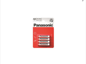 PANASONIC BATERIJE R03RZ/4BP EU ZINC CARBON