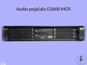 Niskoomsko audio pojačalo D2600 IHOS