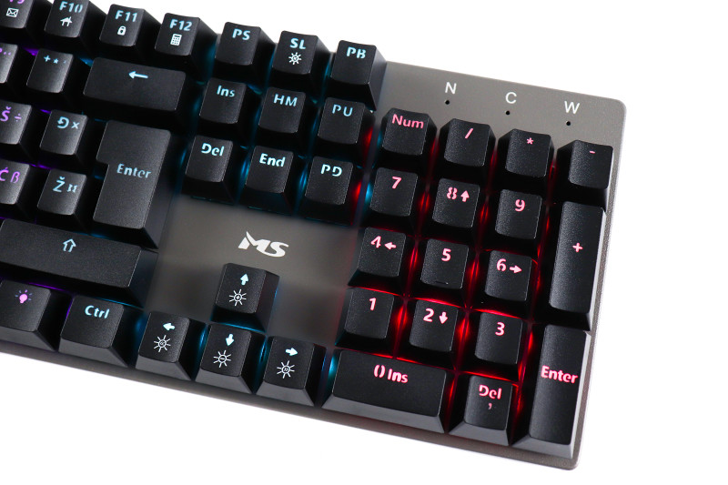 Gaming tipkovnica MS Elite C521 mehanička LED RGB
