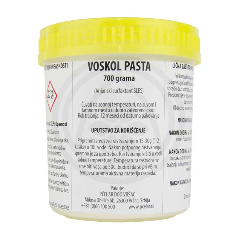 Voskol pasta za proizvodnju satnih osnova 121591