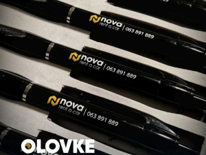 HEMIJSKE OLOVKE SA ŠTAMPOM - 100 komada štampa-olovka