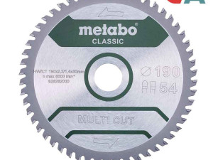 Metabo List Kružne Pile 1902,2/1,430 / Z54 Multi Cut Classic