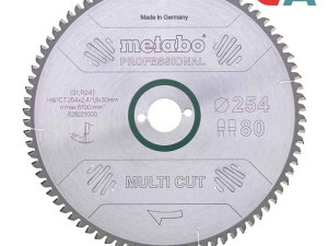 Metabo List Kružne Pile 3152,8/2,030 / Z96 Multi Cut Professional