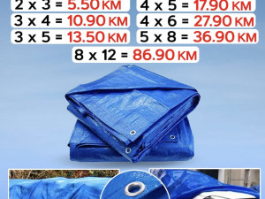 Cerade polipropilenske sa UV STABILIZATOROM vise velicina cerada