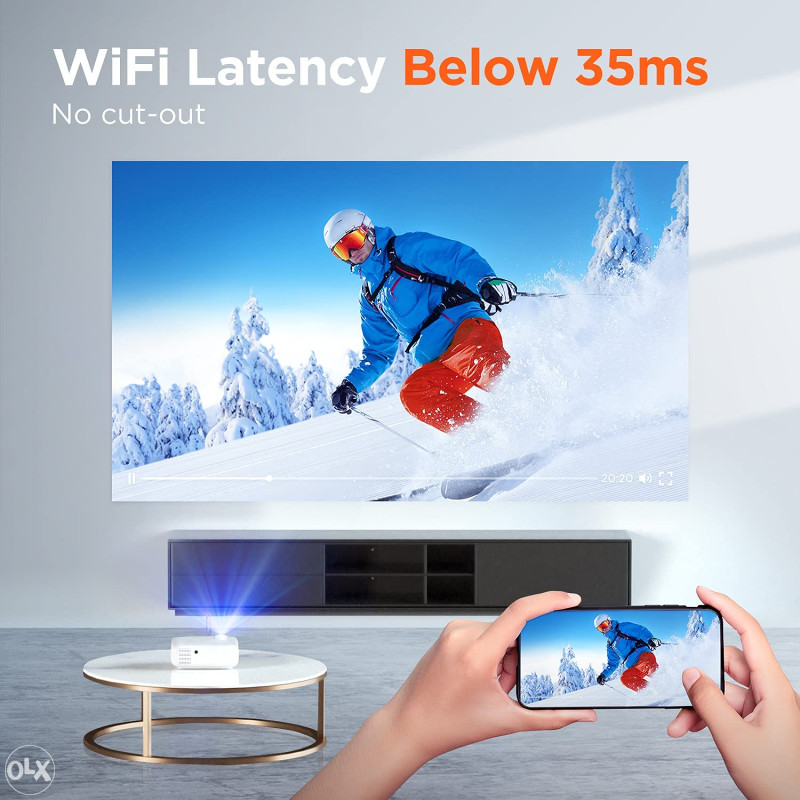 ABOX GC357 WIFI projektor, native 720p, HDMI, VGA, mobitel