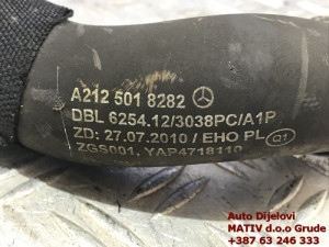 Crijevo VODE Mercedes E klasa w212 250 CDI A2125018282