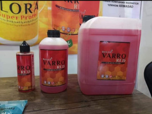 Varo red 250ml=10KM, 1l=25KM, 5l=110KM