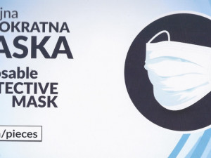 Troslojna zaštitna MASKA (plava)