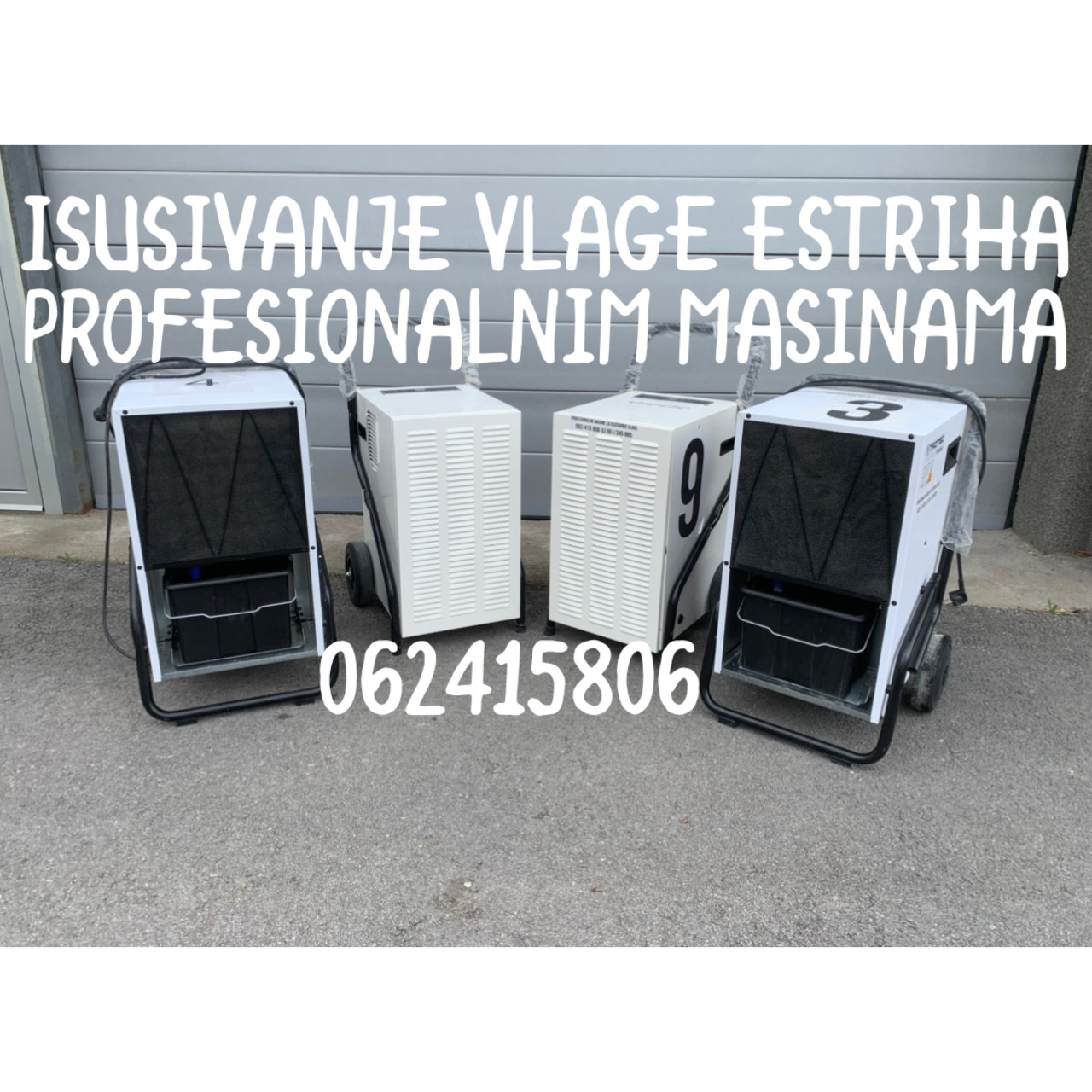 ISUSIVAC VLAGE ODVLAZIVAC MASINA ZA VLAGU ISUSIVANJE ESTRIH