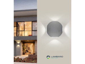 Dekorativna zidna LED lampa 4x1W  antracit