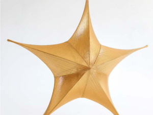 Novogodisnja zvijezda 40 cm zlatna