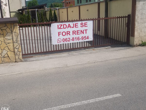 IZDAJE SE / PRODAJE SE - REKLAMA CERADA