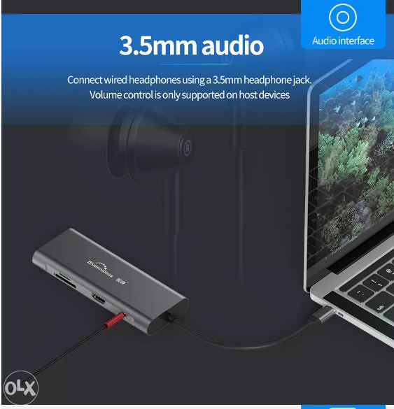 9 in 1 9 Ports Usb C Hub HDTV 4K Docking Station Docking stations