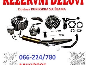 DJELOVI ZA TOMOS VANBRODSKE MOTORE PENTE MOPED