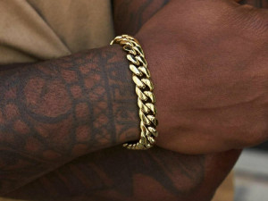 Muška narukvica, hirurški čelik