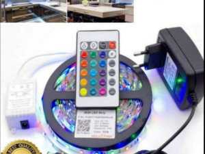 RGB Led traka 5 m daljinskim vodootporna samoljepljiva