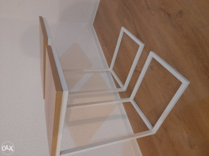 Pomocni stolic, sto hrast