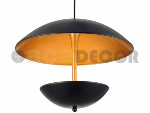 Luster visilica Crna/Gold 3xG9 Fi43XH120cm