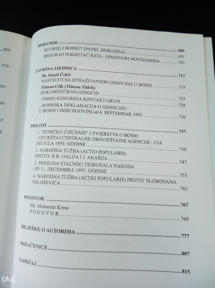 Smail Čekić GENOCID u Bosni i Hercegovini 1991-1995 Zbornik radov