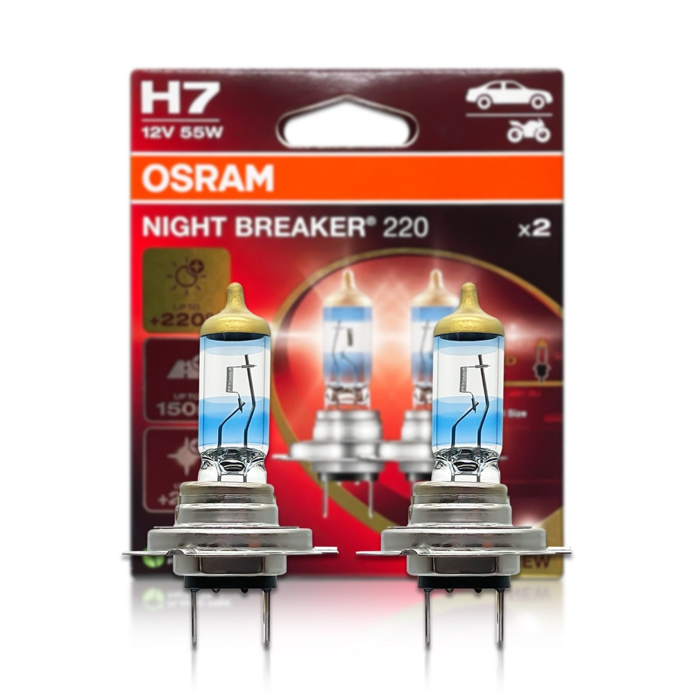 OSRAM NIGHT BREAKER 220 H7 H4 H11  +220% jače svjetlo  MODEL 2025