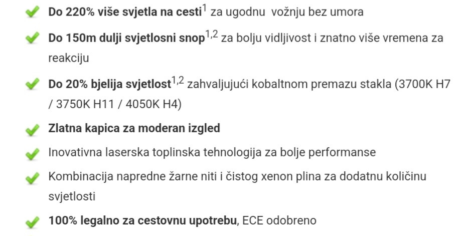 OSRAM NIGHT BREAKER 220 H7 H4 H11  +220% jače svjetlo  MODEL 2025