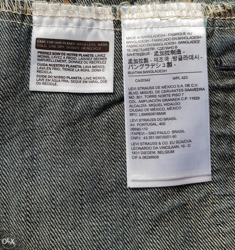 Original LEVIS Texas Denim Jakna M