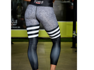 Muscle Freak Leggings &quot;Grey&quot;