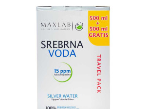 SREBRNA VODA 15 ppm   *MAXLAB*  500+500 ml GRATIS