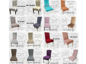 Barok elasticne navlake za stolice rastezljive navlaka