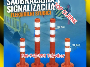 Fleksibilni stubić stubici parking 30cm 45cm 75cm